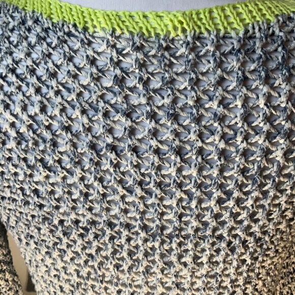 Two by Vince Camuto Open Knit 3/4 Sleeve Sweater, XS - Picture 6 of 16